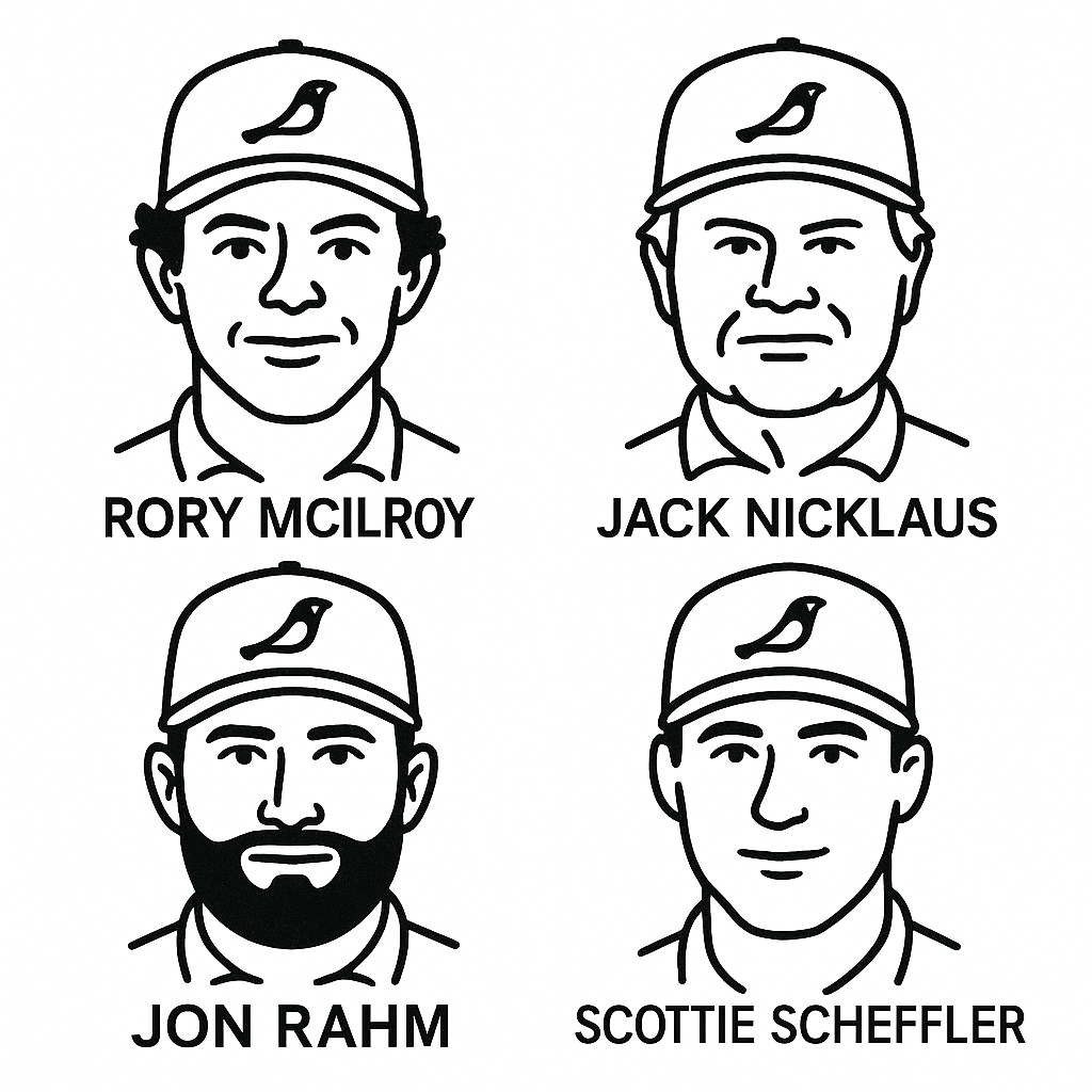 Pelotas de golf personalizadas con caricatura: juega con tu versión en cada tiro